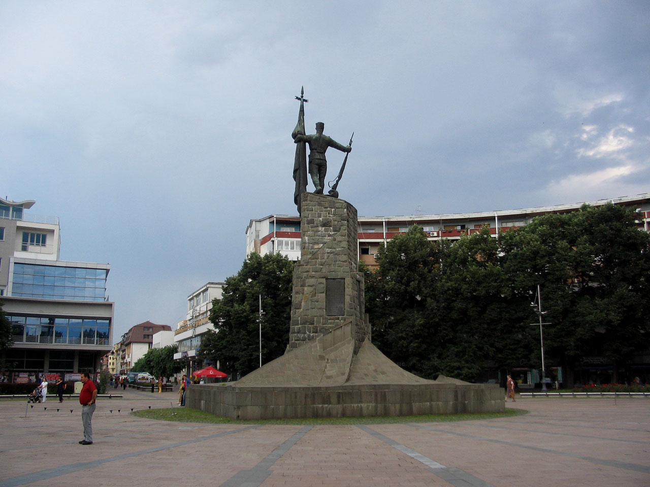 Monument of the fallen Serbian warriors